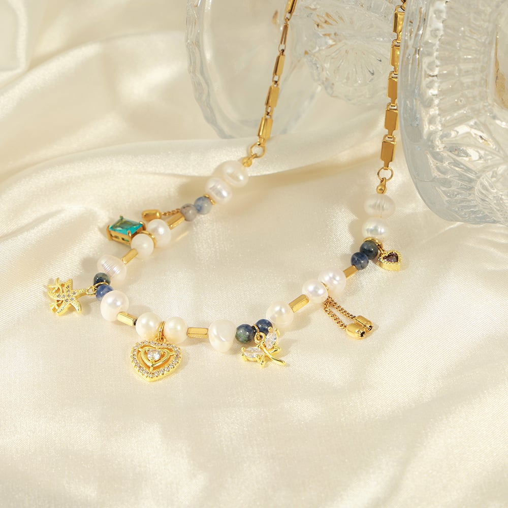 Beach Pearl Necklace