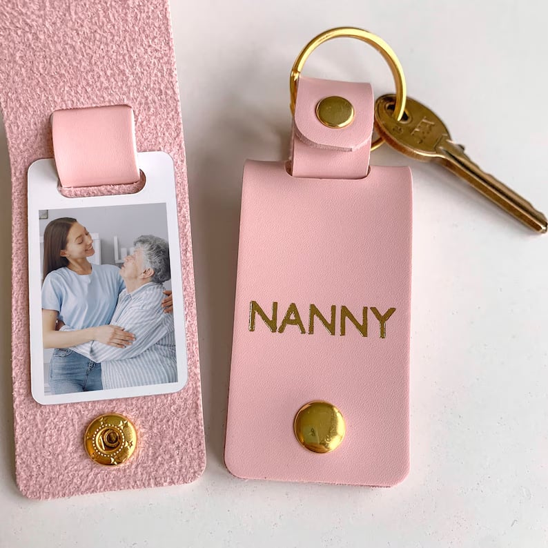 Personalised Nanny Photo Keyring