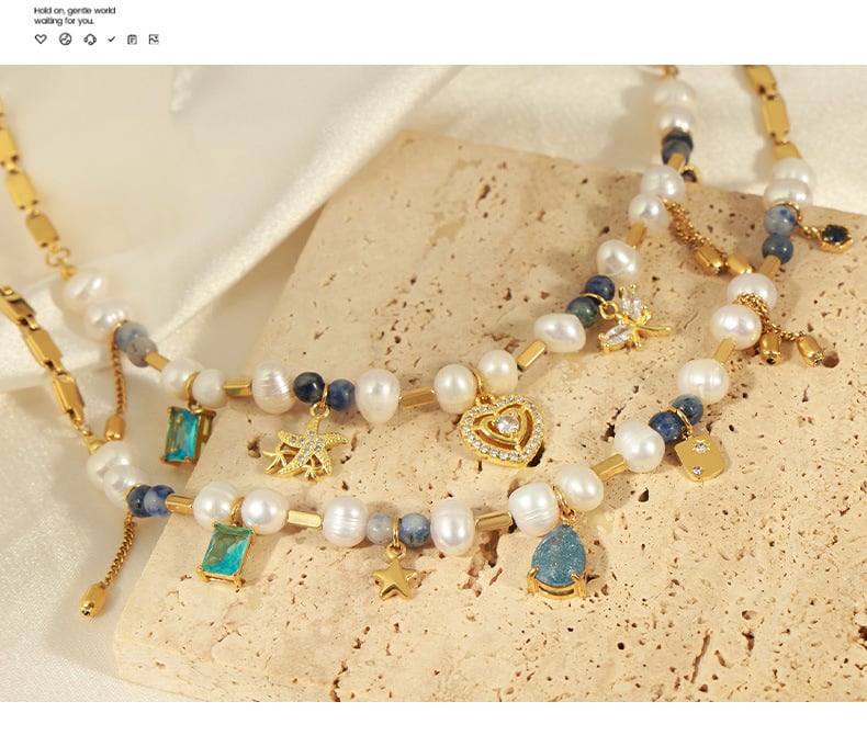 Beach Pearl Necklace